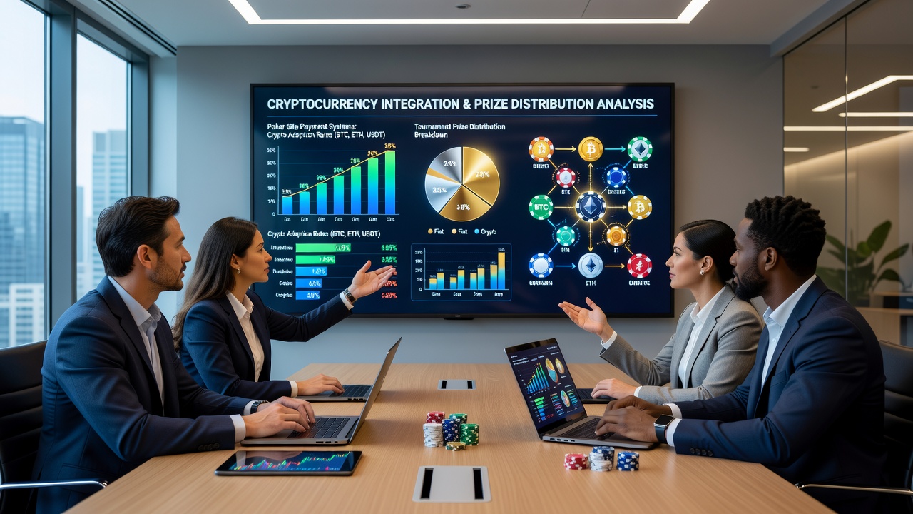 Overzicht van prijsdistributie patronen in crypto ondersteunde poker toernooien
